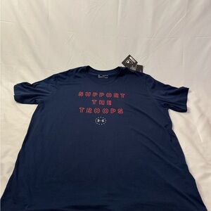 Under Armour Dark Blue Support Graphic Tee